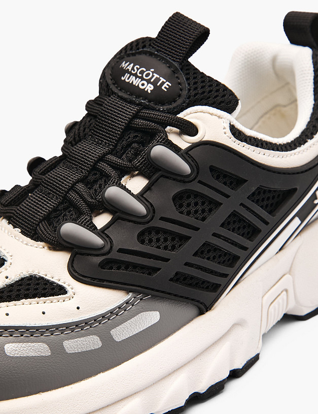 Черные детские кроссовки MASCOTTE 64-612421-0202 | ракурс 6