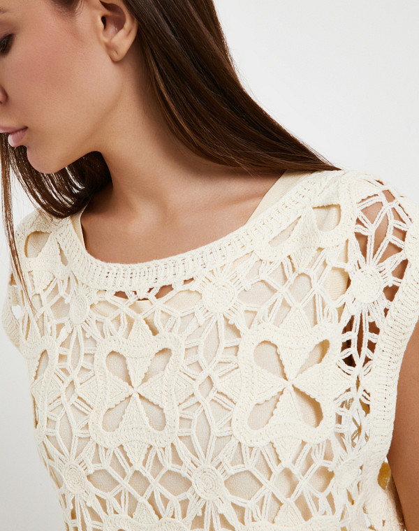 852-5138-2608 Блузка женская беж, Mascotte