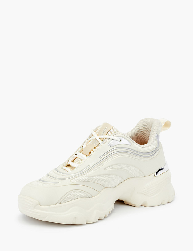 Женские кроссовки цвета слоновой кости MASCOTTE 189-210121-0208 | ракурс 3