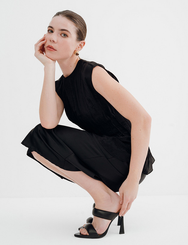 Черные женские мюли MASCOTTE 175-4123012-3501M | ракурс 1