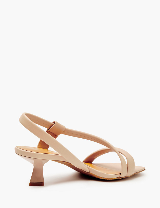 Бежевые женские босоножки MASCOTTE 126-412361-0608 | ракурс 3