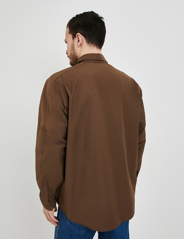 Мужская ветровка цвета капучино MASCOTTE 971-5114-2609 | ракурс 7