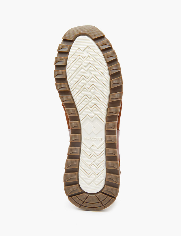 Коричневые мужские зимние кроссовки MASCOTTE 58-3212333-4195M | ракурс 6