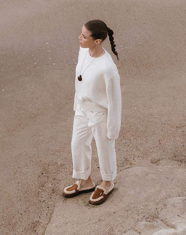 Рыжие женские сабо 5990₽