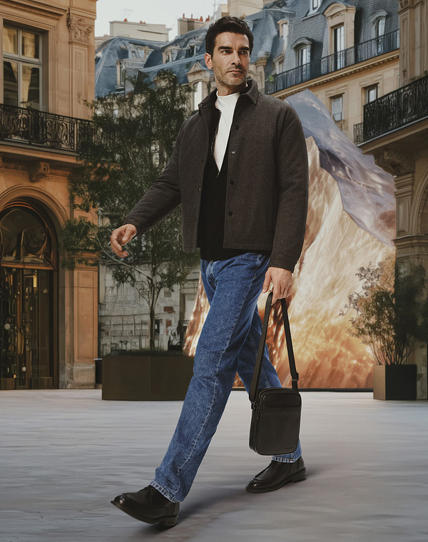 Коричневые мужские зимние ботинки 15490₽