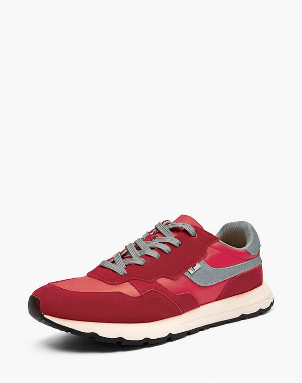 64-6150822-0205 Полуботинки для активного отдыха мужские велюр-текстиль/текстиль красн, Lite by Mascotte