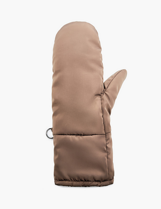 Коричневые женские варежки MASCOTTE 717-2218-209 | ракурс 2