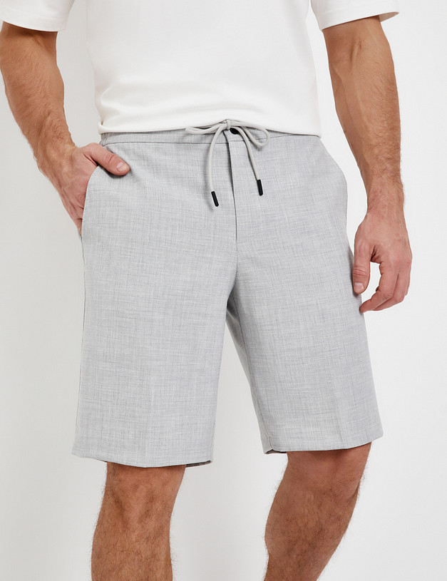 Серые мужские шорты  MASCOTTE 885-5124-2410 | ракурс 3 Серые мужские шорты  MASCOTTE 885-5124-2410 | ракурс 3