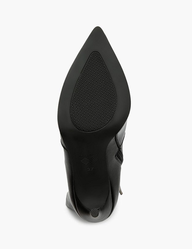 Черные женские сапоги на высоком каблуке MASCOTTE 126-3205922-3100M | ракурс 5 Черные женские сапоги на высоком каблуке MASCOTTE 126-3205922-3100M | ракурс 5