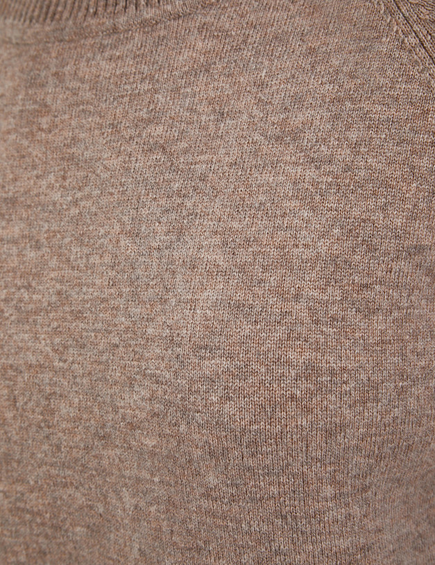 Бежевый женский джемпер из шерсти MASCOTTE 852-4230-509 | ракурс 5