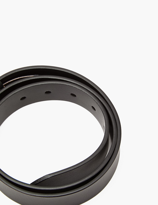 Черный женский ремень MASCOTTE 701-2205-60216 | ракурс 3