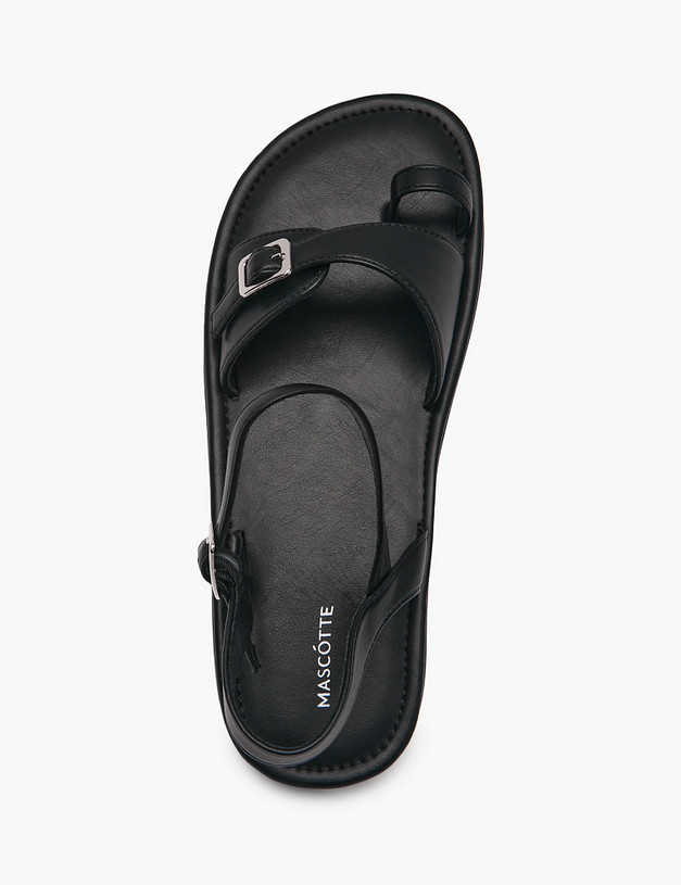 Черные женские сандалии MASCOTTE 78-511661-0602 | ракурс 4