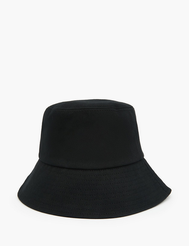 Черная хлопковая женская панама MASCOTTE 756-3134-2602 | ракурс 2