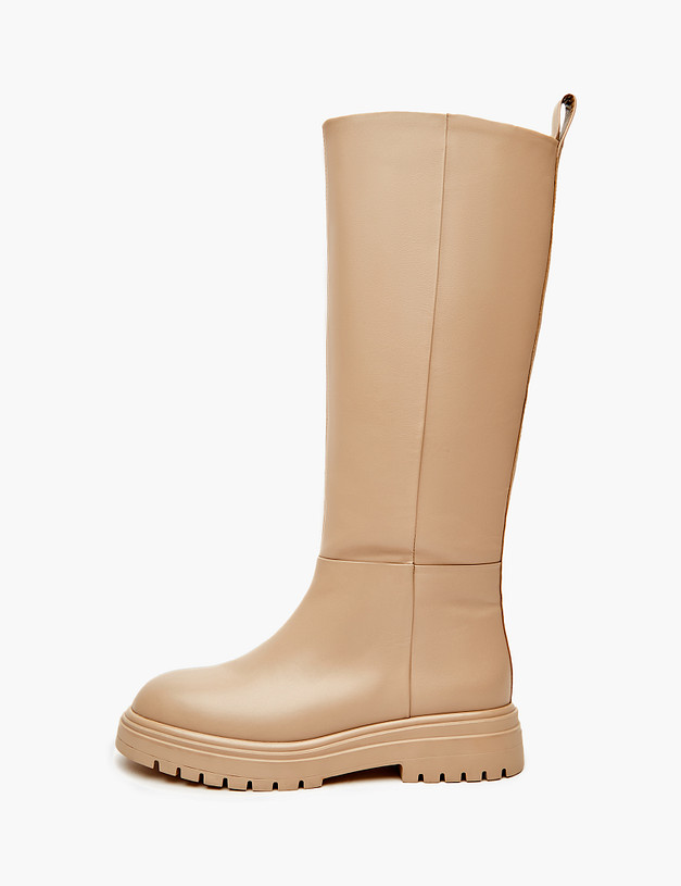 Бежевые женские зимние сапоги MASCOTTE 233-322432-4164M | ракурс 1 Бежевые женские зимние сапоги MASCOTTE 233-322432-4164M | ракурс 1