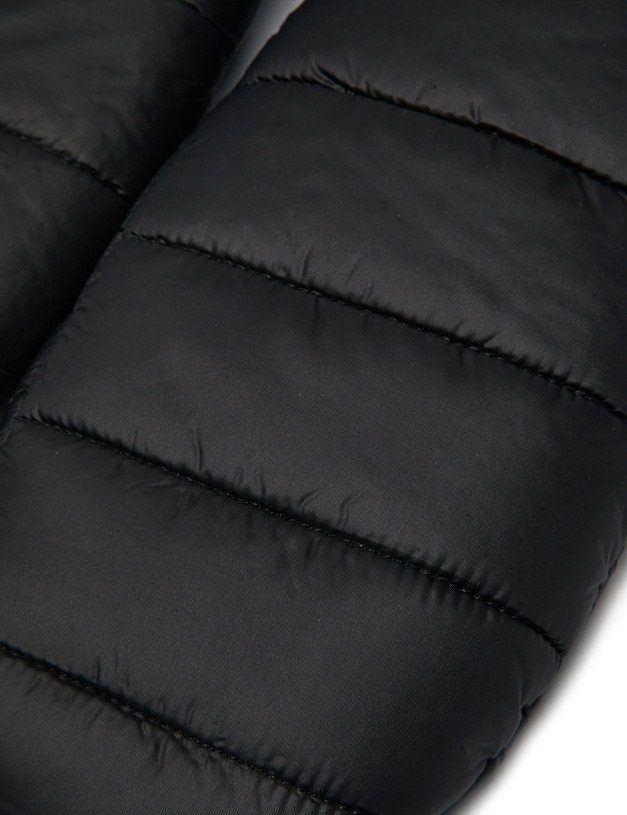 Черные женские дутые варежки MASCOTTE 709-4230-202 | ракурс 3