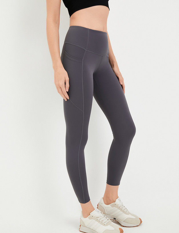 Серые женские лосины MASCOTTE 234-3343-2410 | ракурс 1