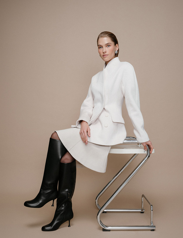 Черные женские сапоги MASCOTTE 126-526421-3100M | ракурс 9