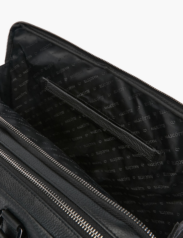 Черный мужской портфель MASCOTTE 622-2113-102 | ракурс 4