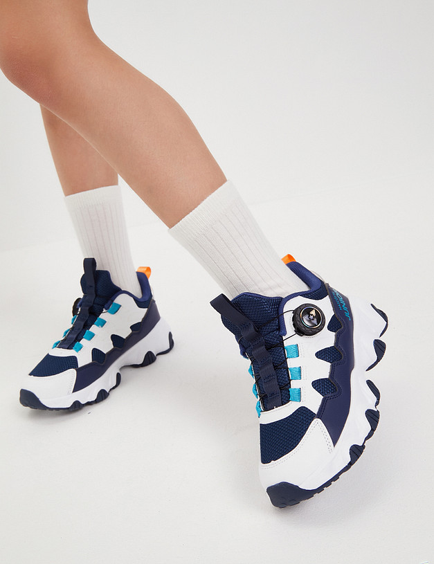 Синие детские кроссовки MASCOTTE 192-410321-0203 | ракурс 9