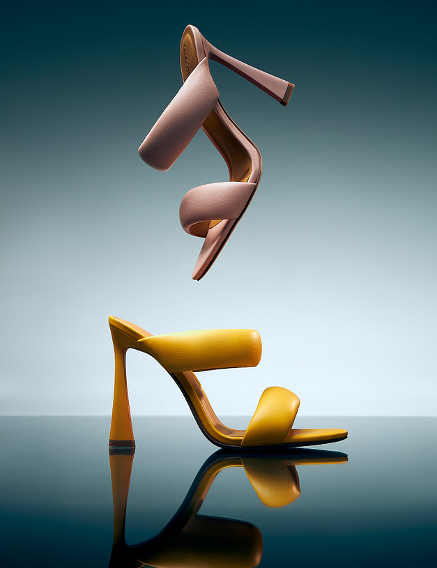 Желтые женские мюли MASCOTTE 175-4123012-7520M | ракурс 1