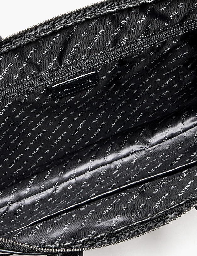 Черный мужской портфель MASCOTTE 622-6115-102 | ракурс 5