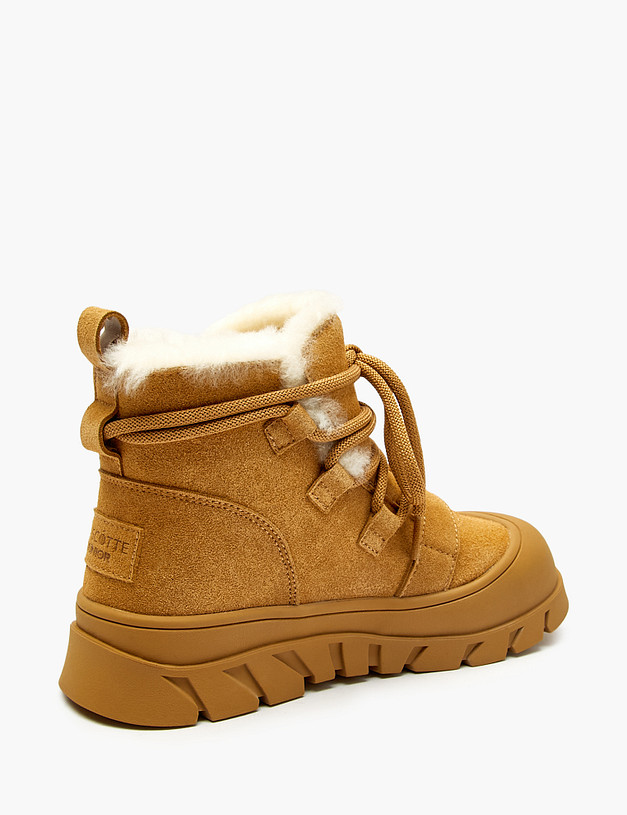 Рыжие детские угги MASCOTTE 234-524031-0213 | ракурс 3