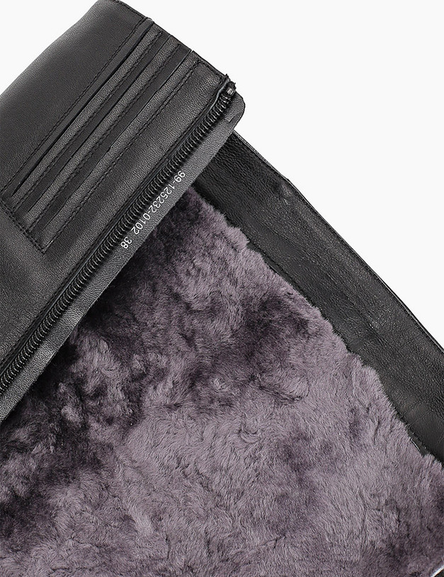 Черные женские зимние сапоги MASCOTTE 99-125232-0102 | ракурс 6