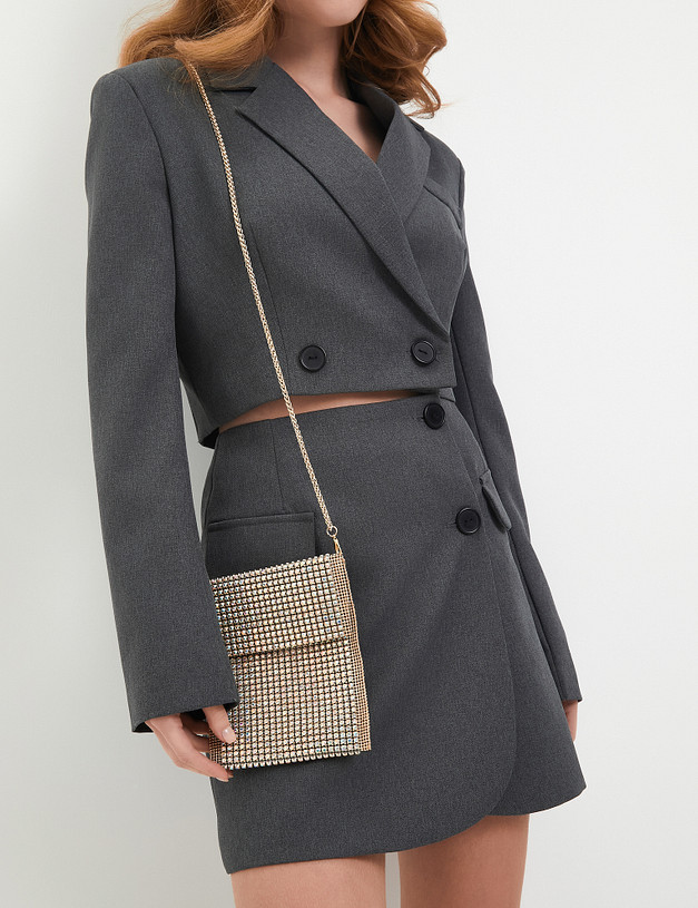 Золотая женская сумка MASCOTTE 679-3213-7715 | ракурс 1