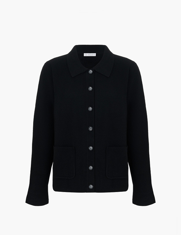 Черный женский кардиган MASCOTTE 852-4231-7502 | ракурс 7