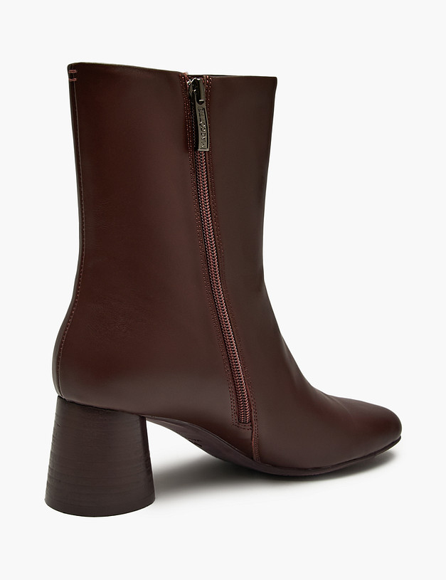 Бордовые женские ботильоны MASCOTTE 15-522111-7113M | ракурс 3