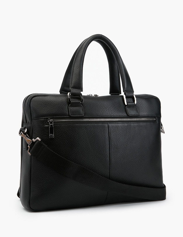 Черный мужской портфель MASCOTTE 622-2113-102 | ракурс 3