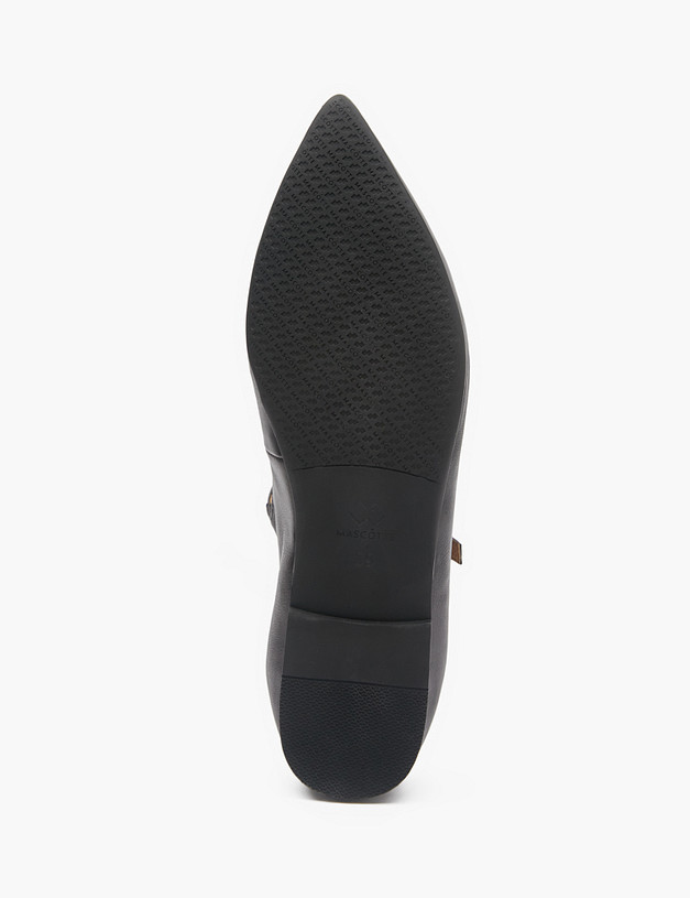 Черные женские балетки MASCOTTE 15-512911-0502 | ракурс 5 Черные женские балетки MASCOTTE 15-512911-0502 | ракурс 5