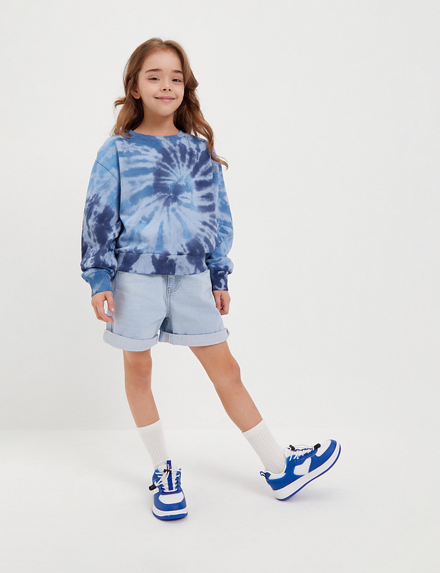 Белые детские кроссовки с шнурком резинкой MASCOTTE 189-413521-0203 | ракурс 9