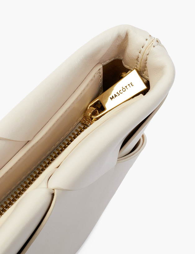 Бежевый женский клатч MASCOTTE 658-2116-601 | ракурс 3 Бежевый женский клатч MASCOTTE 658-2116-601 | ракурс 3