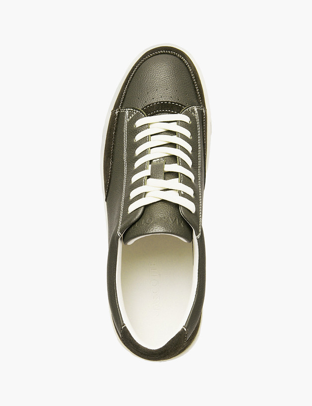 Зеленые мужские кеды MASCOTTE 58-515711-8123M | ракурс 4