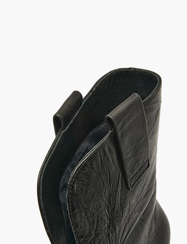 Черные женские казаки MASCOTTE 100-522521-0502 | ракурс 6