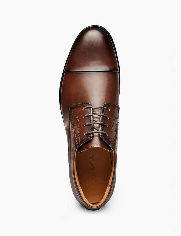 Коричневые мужские дерби MASCOTTE 142-611612-0109 | ракурс 4
