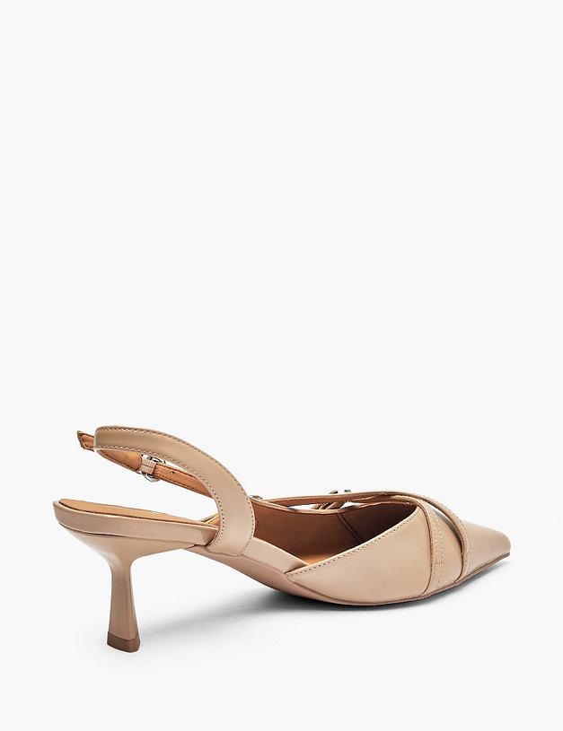 Бежевые женские туфли MASCOTTE 78-613413-0708 | ракурс 3