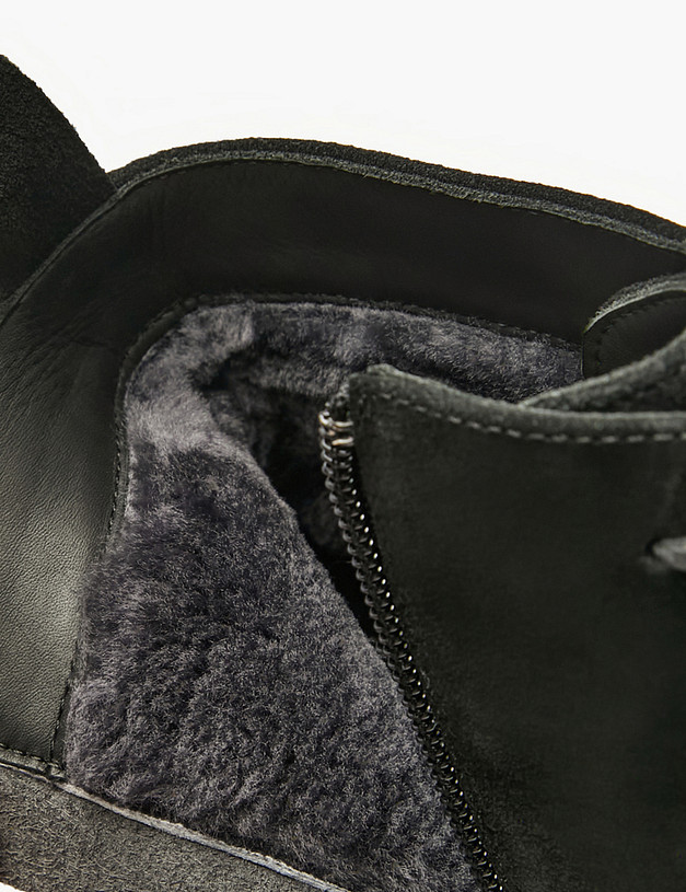 Черные мужские зимние ботинки MASCOTTE 175-523031-3205M | ракурс 7