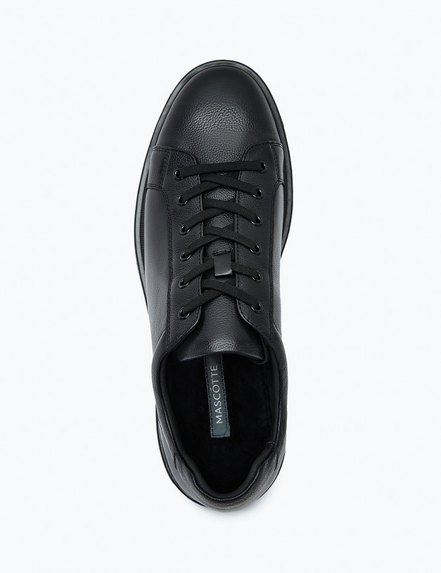Черные мужские кеды MASCOTTE 128-1232227-0102 | ракурс 4