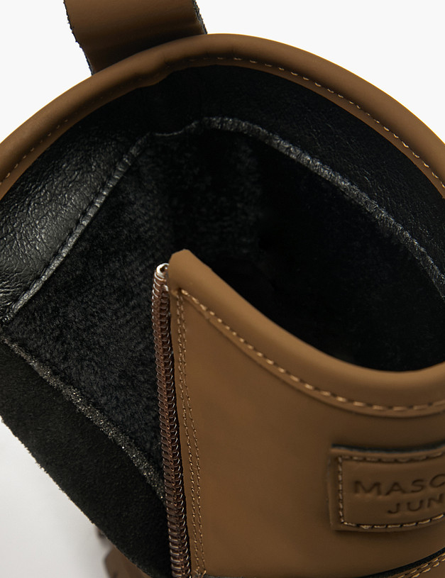 Коричневые детские ботинки MASCOTTE 234-423322-0609 | ракурс 7