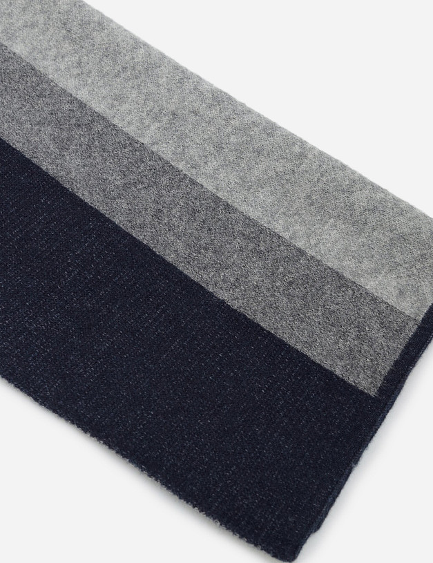 Серый мужской шарф MASCOTTE 730-0229-7510 | ракурс 2