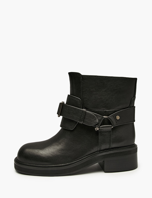 Черные женские ботинки MASCOTTE 175-5282321-0102 | ракурс 1