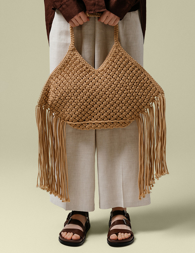 Бежевая женская сумка MASCOTTE 610-5112-208 | ракурс 1