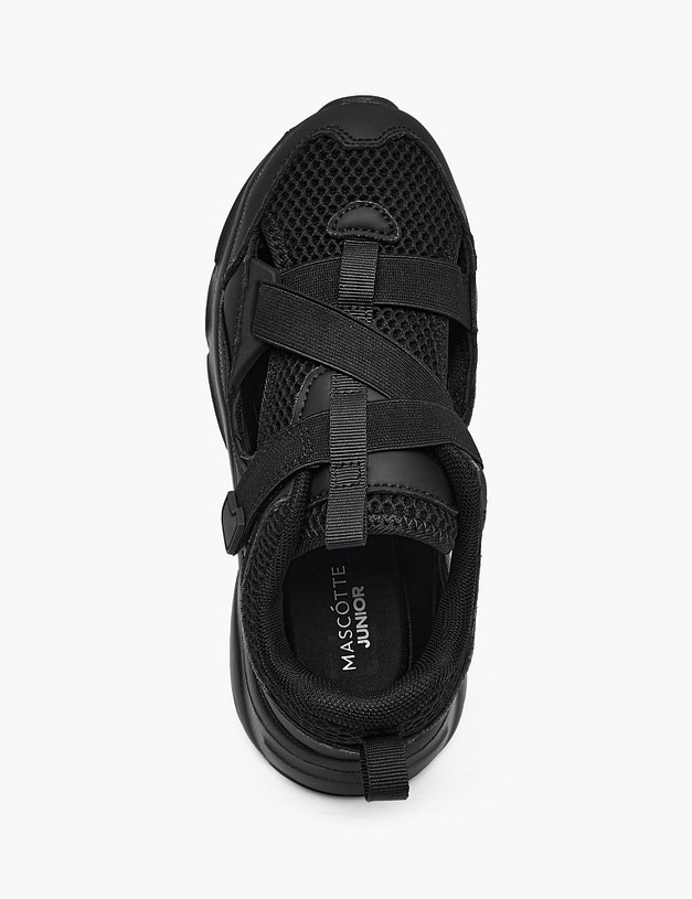 Черные детские кроссовки MASCOTTE 64-611421-0202 | ракурс 4