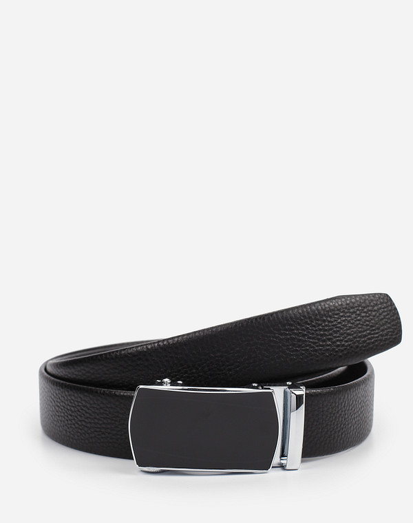 727-9201-102 Ремень муж. нат.кожа черн, Mascotte