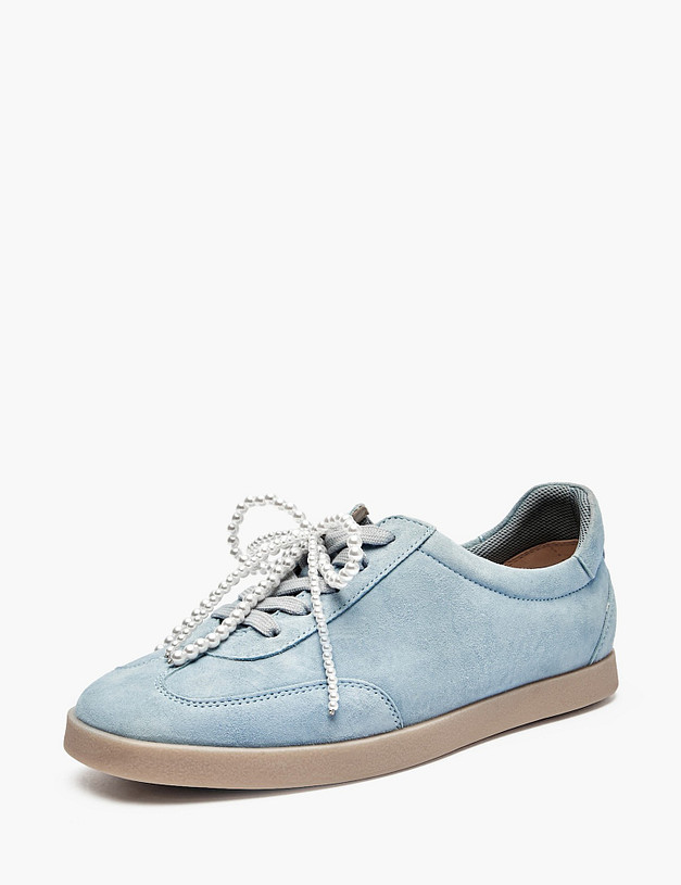 Голубые женские кеды MASCOTTE 22-5161321-5613M | ракурс 2