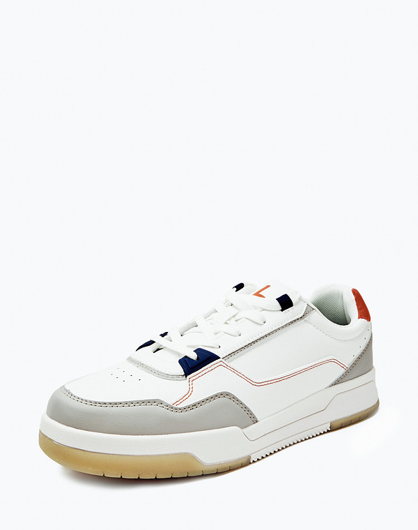 18-412721-0601 Полуботинки для активного отдыха мужские и.кожа/текстиль бел-серый, Mascotte Lite