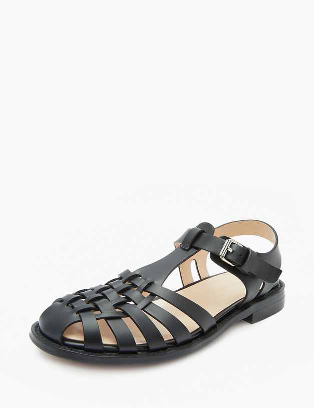 Черные женские сандалии MASCOTTE 47-310111-0602 | ракурс 3