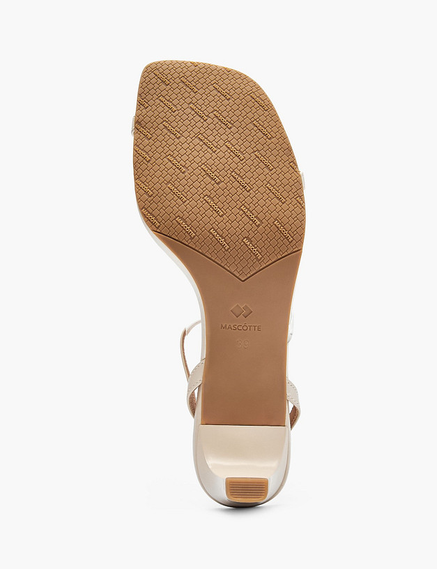 Молочные женские босоножки MASCOTTE 94-615211-6551M | ракурс 5